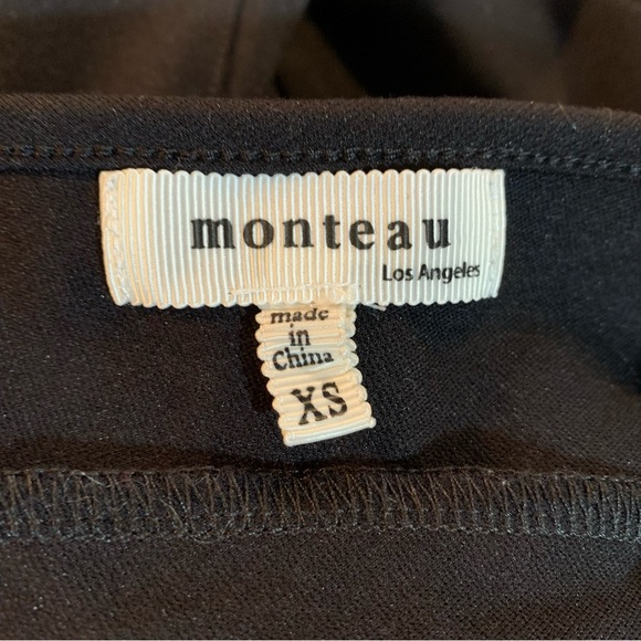 Monteau Black and White Dress Women’s Size XSmall - Picture 5 of 6